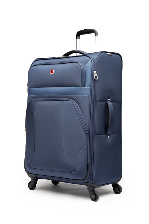 Swissgear Collection de bagages ROUND TRIP II - Valise Souple Extensible de 28 PO - Bleu