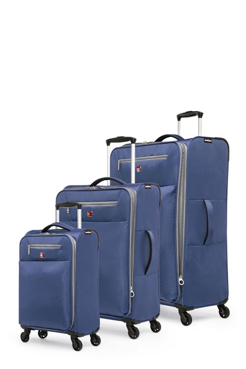 Swissgear Collection de bagages EXTRA LITE - Ensemble De 3 Valises Souples - Cobalt