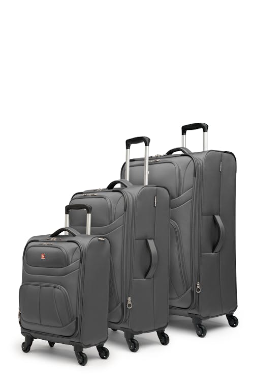 Swissgear Collection de bagages GET AWAY II - Ensemble De 3 Valises Souples - Gris
