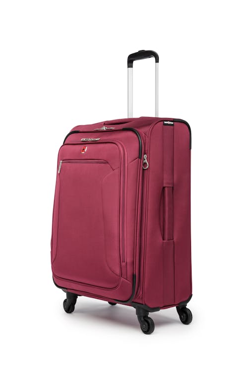 Swissgear STARBURST Collection 24-Inch Expandable Upright Luggage - Plum