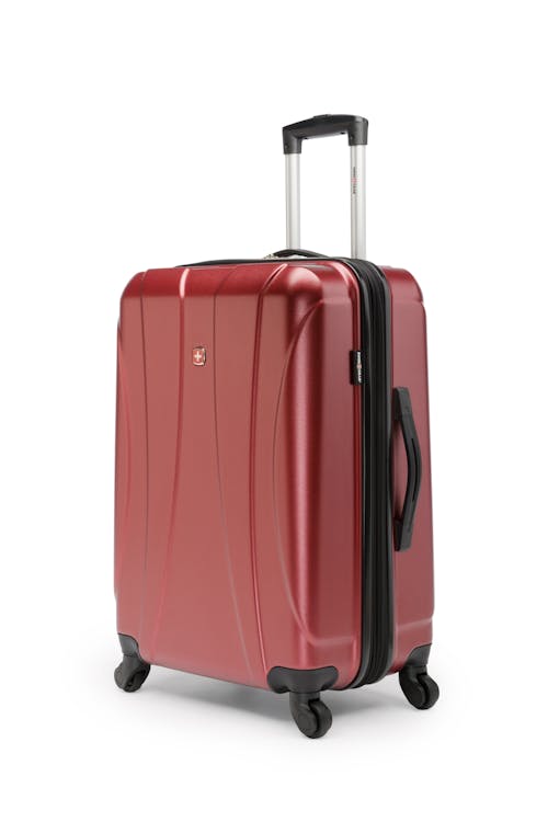 Swissgear Collection de bagages ICONIC   - Valise Rigide Extensible de 24 PO - Bourgogne