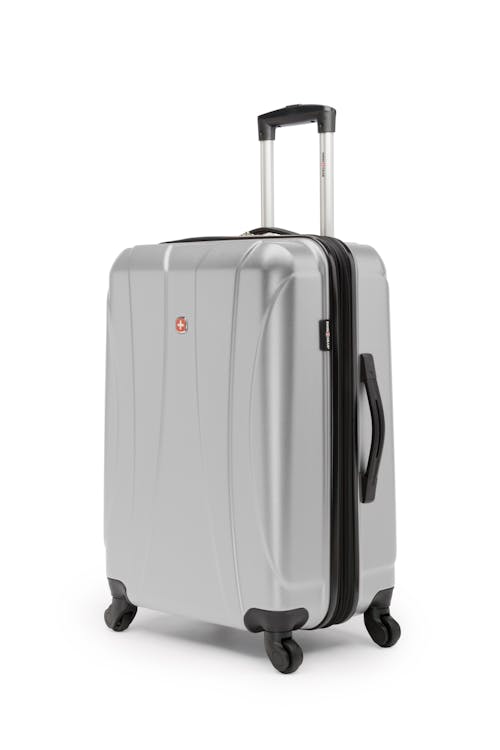 Swissgear ICONIC Collection 24-Inch Expandable Hardside Luggage - Silver