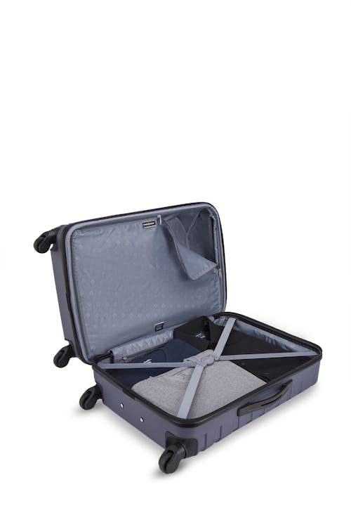 Swissgear Smooth 2 Collection 28" Expandable Hardside Luggage - With two large main compartments, tie-down straps, lining divider and a privacy pocket