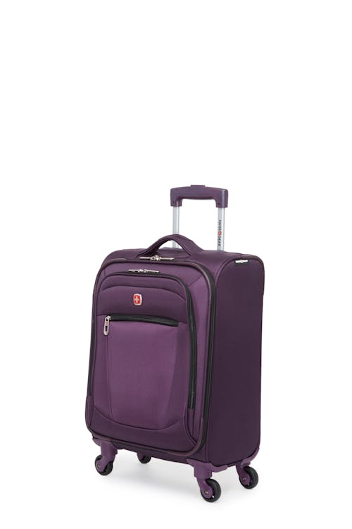 Swissgear Payerne Collection - Carry-On Upright Luggage - Purple