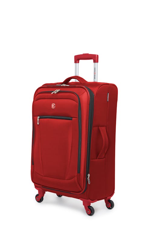 Swissgear Collection de bagages Payerne - Valise souple extensible de 24 po - Rouge