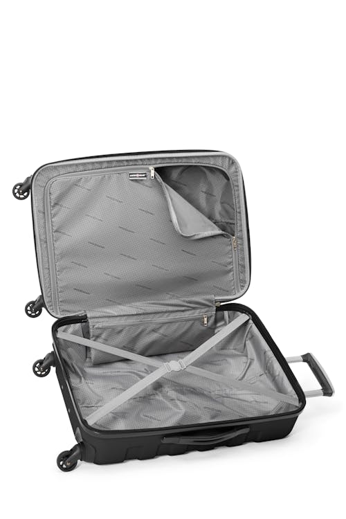 Swissgear Collection de bagages Meligen - Valise rigide extensible de 24 po  Sangles de compression à boucle