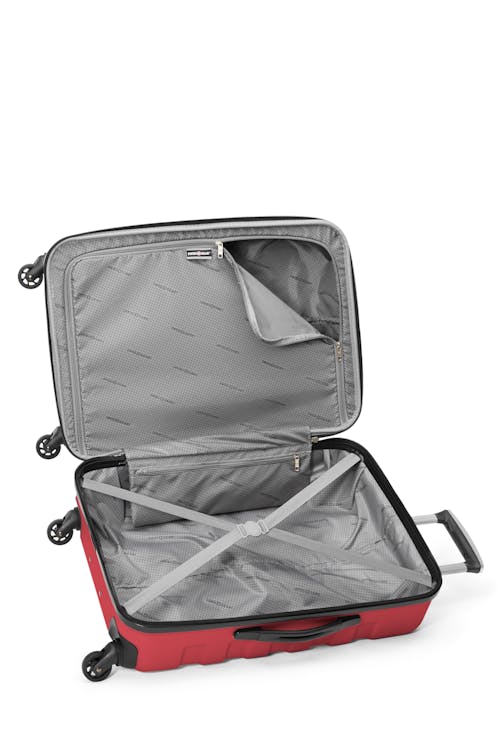 Swissgear Collection de bagages Meligen - Valise rigide extensible de 24 po  Sangles de compression à boucle