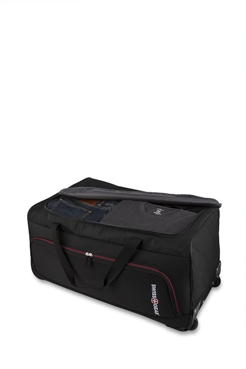 Swissgear 48990 28 Inch Duffel Bag In-line ball bearing wheels for easy pushing and pulling