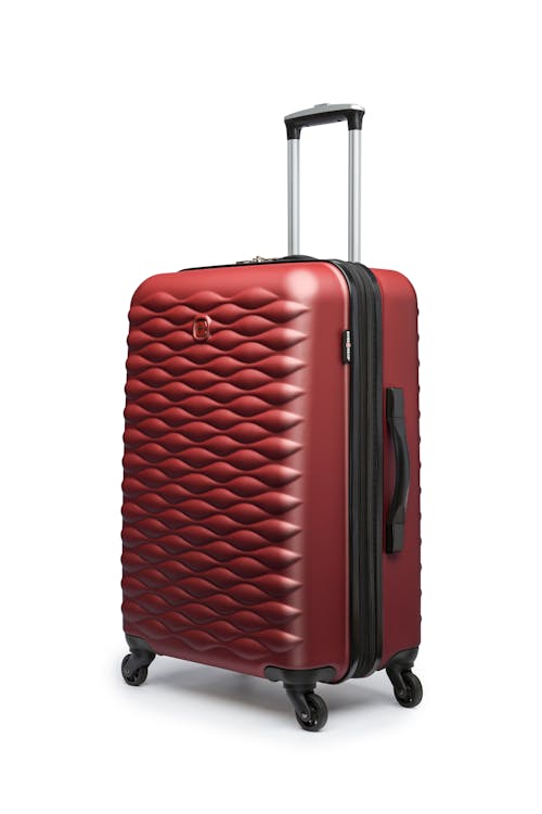 Swissgear Collection de bagages In-Flight - Valise Rigide Extensible de 24 PO - Rouge Sang