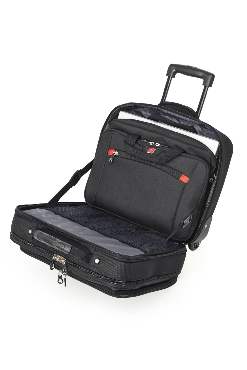 Swissgear 0990 15inch Laptop Wheeled Computer Business Case Black