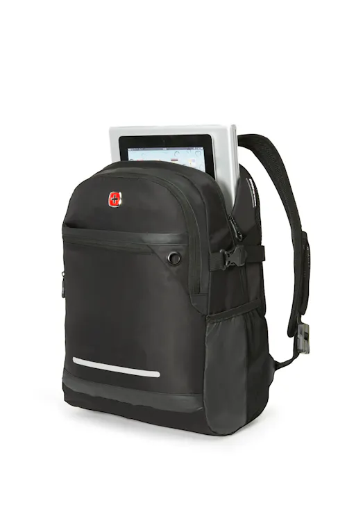 Sac à Dos Waytex Ordinateur 15 Pouces - USB, Prise Audio, Imperméable | 16L, Compartiment Tablette, Noir