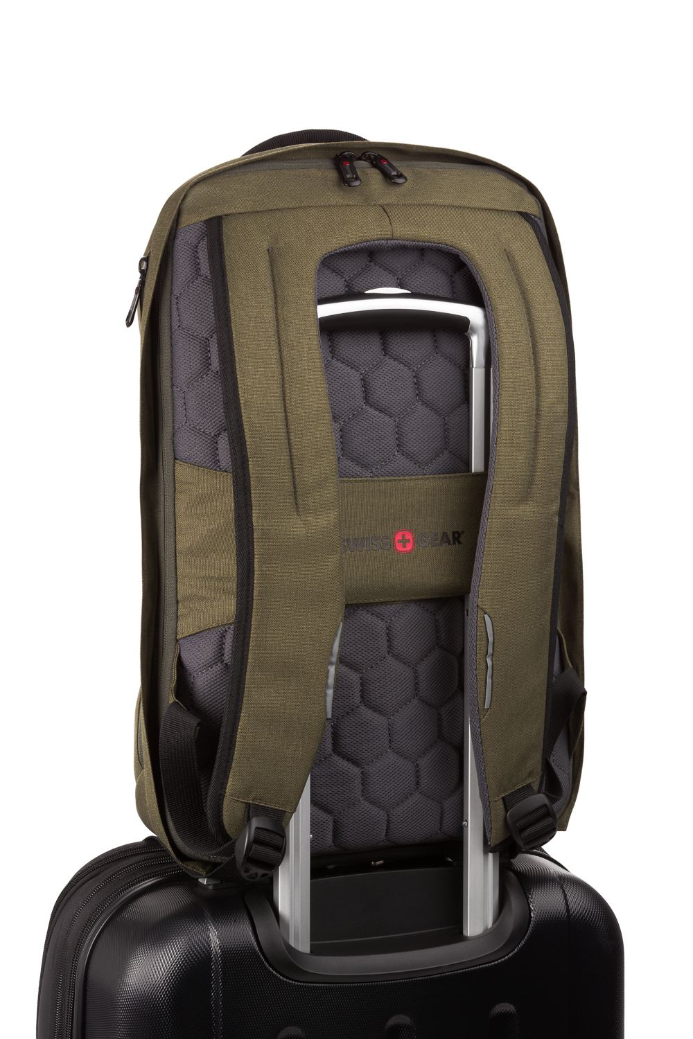Swissgear 2713 AntiTheft USB Laptop Backpack Olive Green