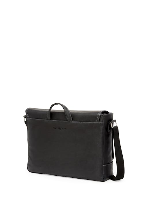 Swissgear 5115 Faux Leather 15 inch Laptop Messenger Bag  Adjustable shoulder straps