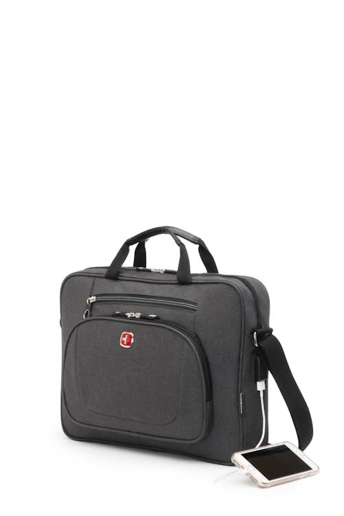 Swissgear 5953- Computer Friendly Briefcase Integrated USB port