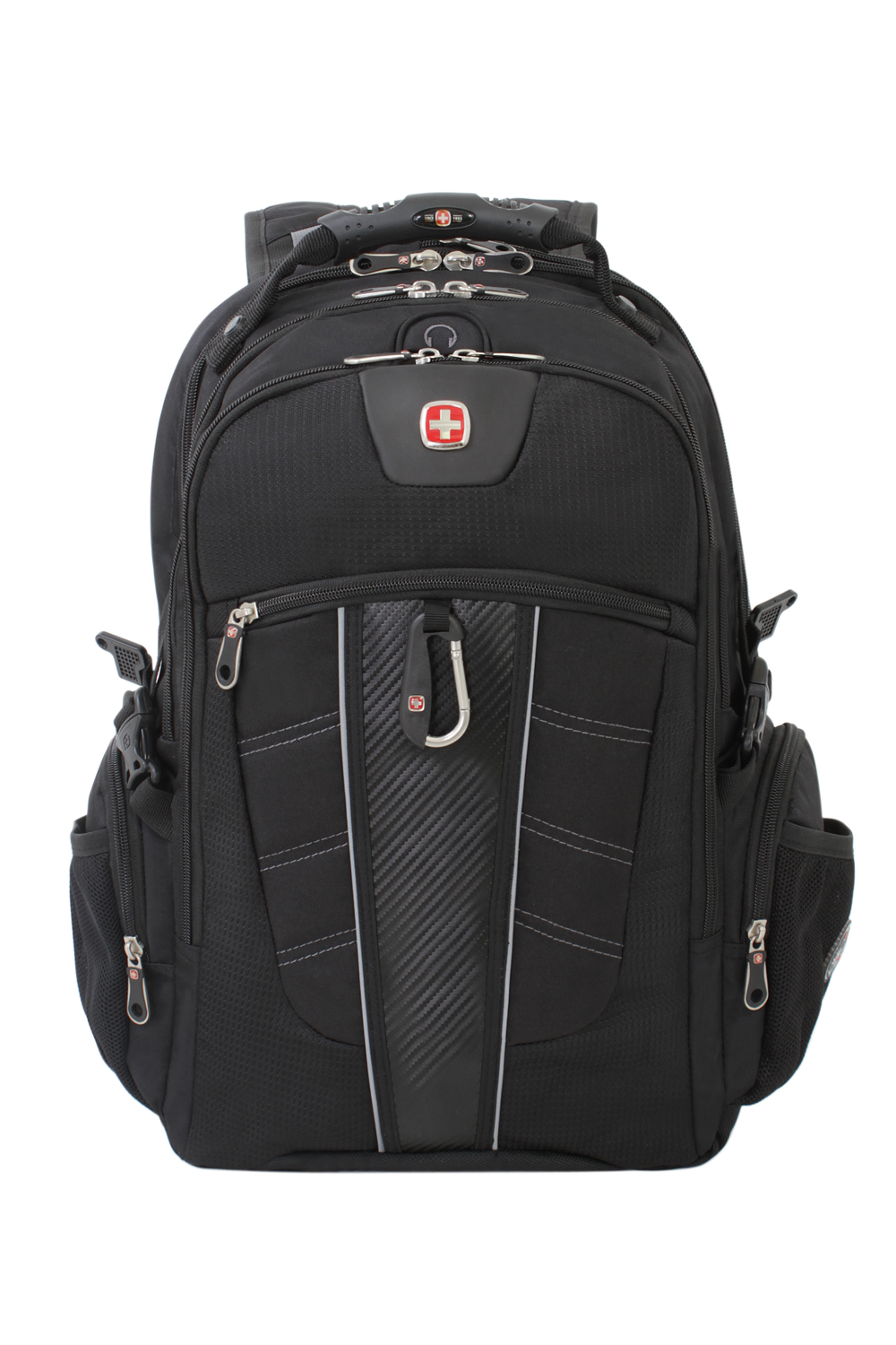 Ideal for Commuting Black Cod Special Edition SwissGear Laptop Backpack with Shoulder Straps Travel Work and School College