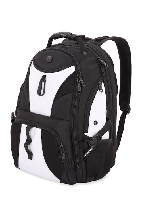 Swissgear 1900 Black Series ScanSmart Backpack - Black/White