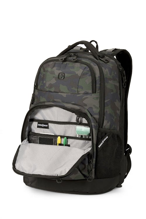 Swissgear 5698 Laptop Backpack Basic Camo Green/Black Cod