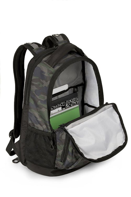 Swissgear 5698 Laptop Backpack Basic Camo Green/Black Cod