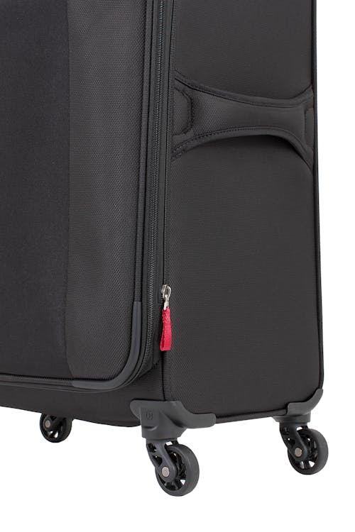 Swissgear 6165 24.5" Expandable Liteweight Spinner Luggage 360-degree, multi-directional spinner wheels 