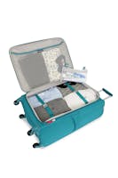 Swissgear 6165 24.5" Expandable Liteweight Spinner Luggage - Teal/Gray