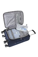 Swissgear 6182 20" Expandable Deluxe Carry On Spinner Luggage - Blue