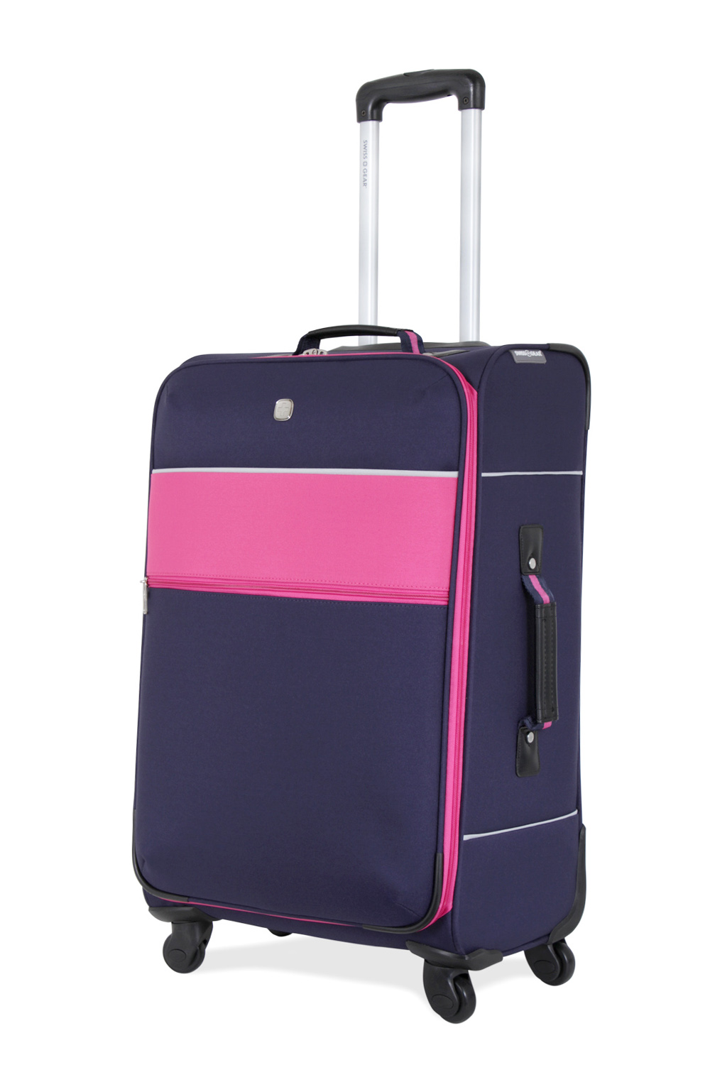 swiss gear pink luggage