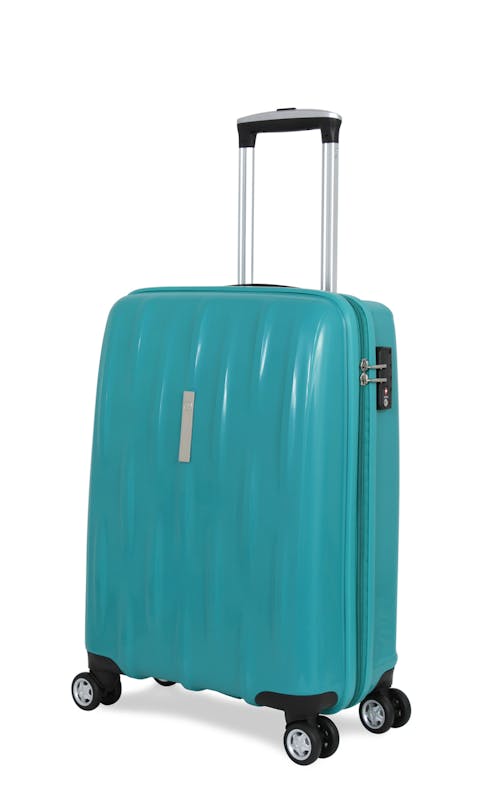 SWISSGEAR 6191 20" HARDSIDE CARRY-ON SPINNER LUGGAGE - TEAL