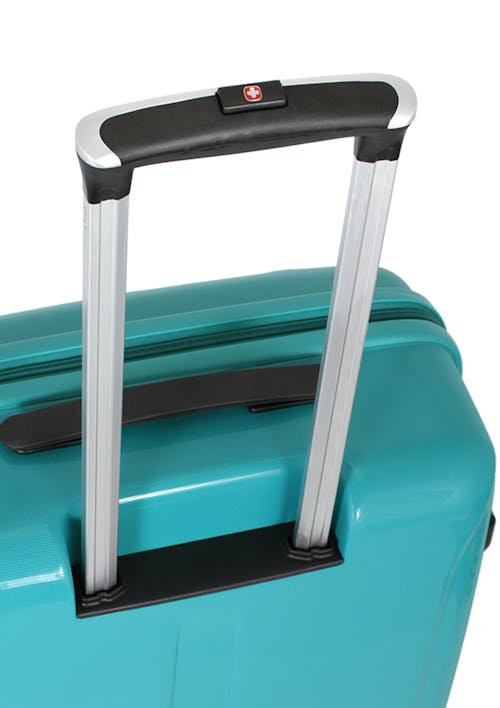 Swissgear 6191 19.5" Hardside Carry-On Spinner Luggage Aluminum, push-button locking telescopic handle