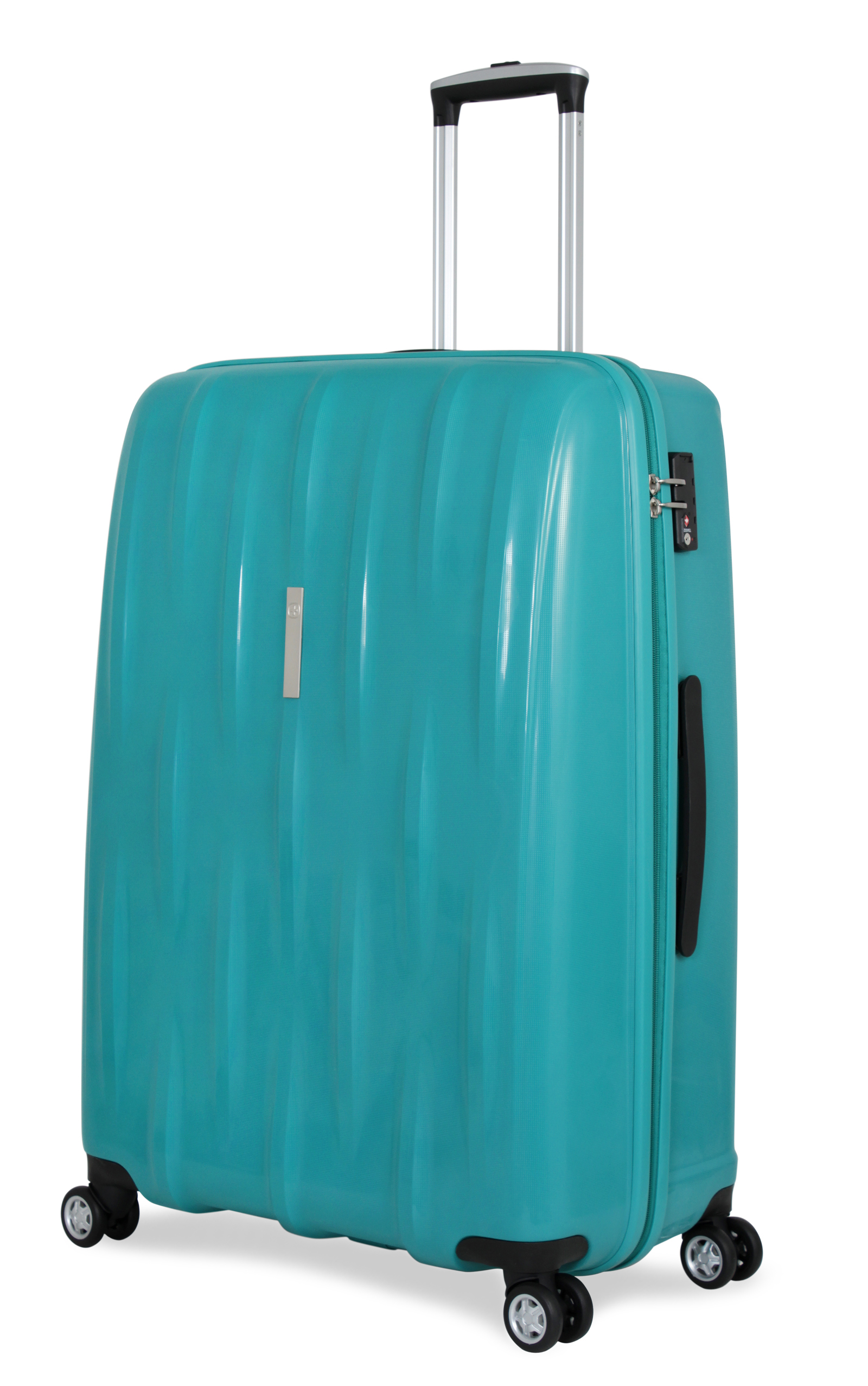 teal hardside luggage