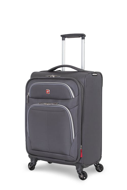 Swissgear 6270 19 Expandable Liteweight Carry On Spinner Luggage - Pewter