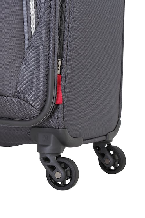 SWISSGEAR 6270 Expandable Liteweight Spinner Luggage 2pc Set Four 360 degree, multi-directional spinner wheels