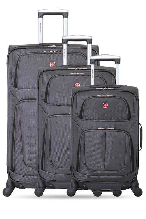 Swissgear Sion 6283 Expandable Spinner Luggage contains 21", 24.5" and 28" Expandable Spinner Luggage