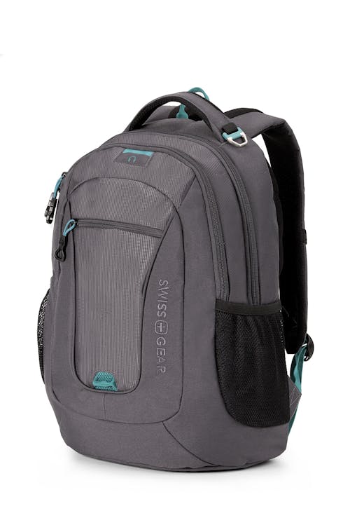Swissgear 6601 Laptop Backpack Slate Cement/Raffia Teal