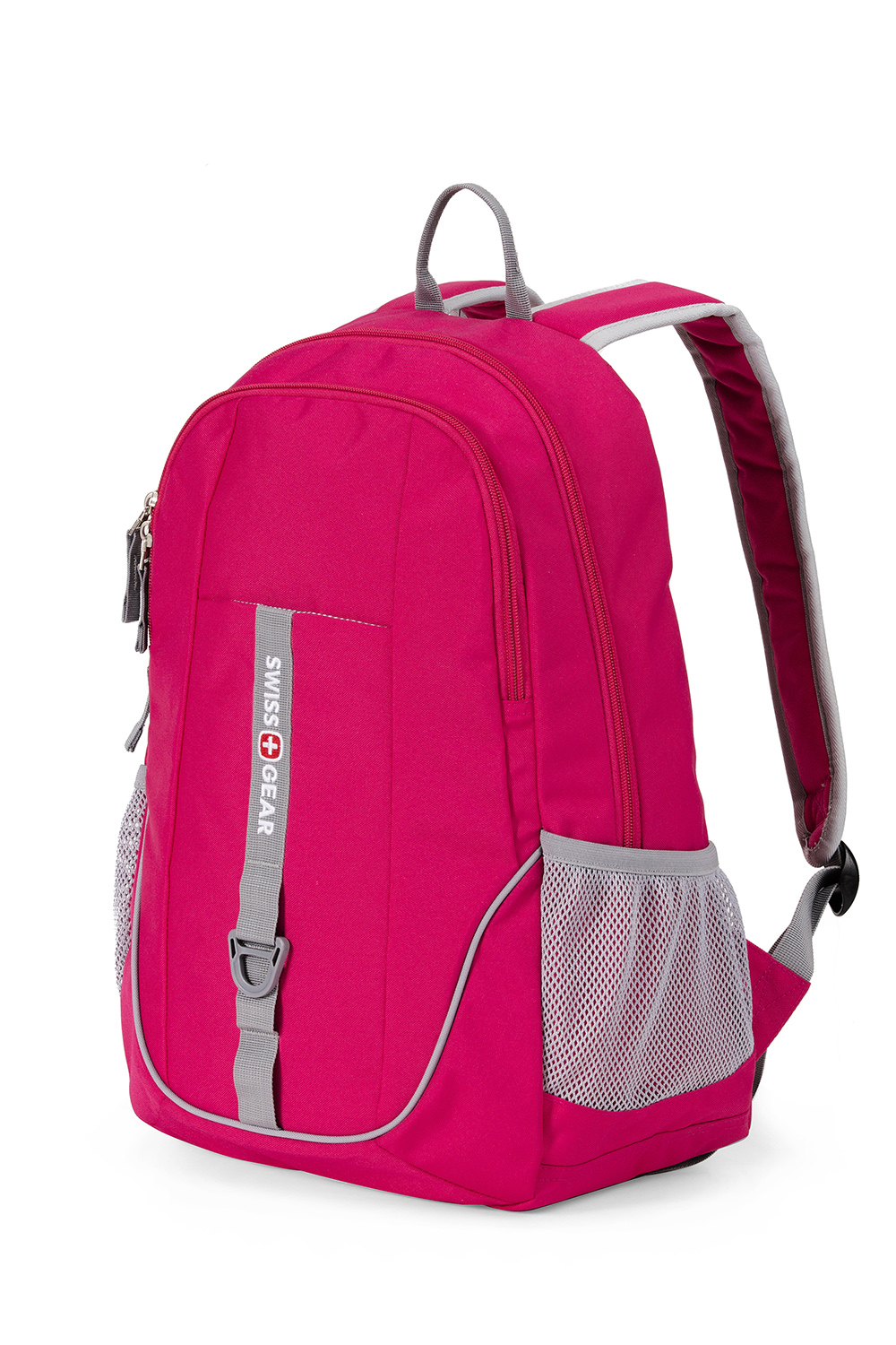 orange canvas backpack