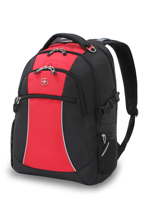 red laptop backpack
