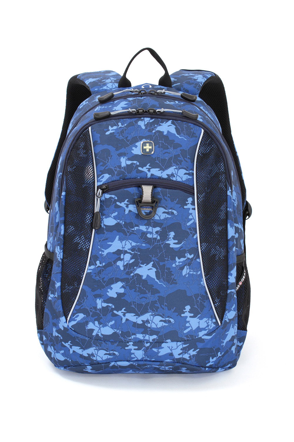 navy blue camo backpack