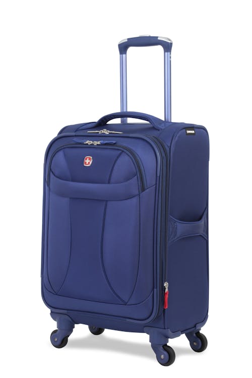 Swissgear 7208 20" Expandable Liteweight Carry On Spinner Luggage - Blue