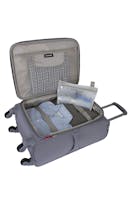 Swissgear 7208 20" Expandable Liteweight Carry On Spinner Luggage - Gray