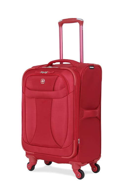 Swissgear 7208 20" Expandable Liteweight Carry On Spinner Luggage - Deep Red