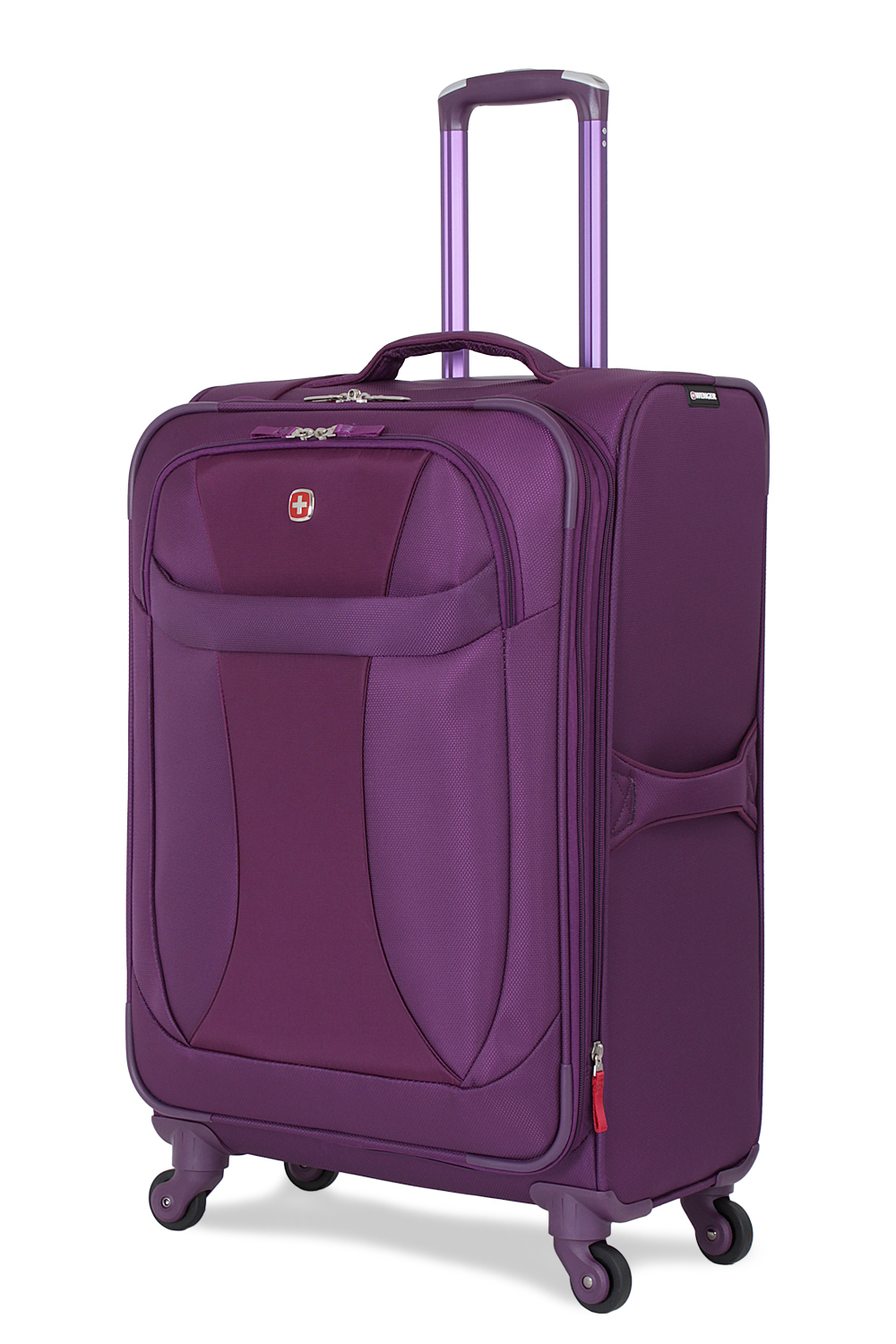 swiss gear purple luggage