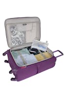 Swissgear 7208 24.5" Expandable Liteweight Spinner Luggage - Purple