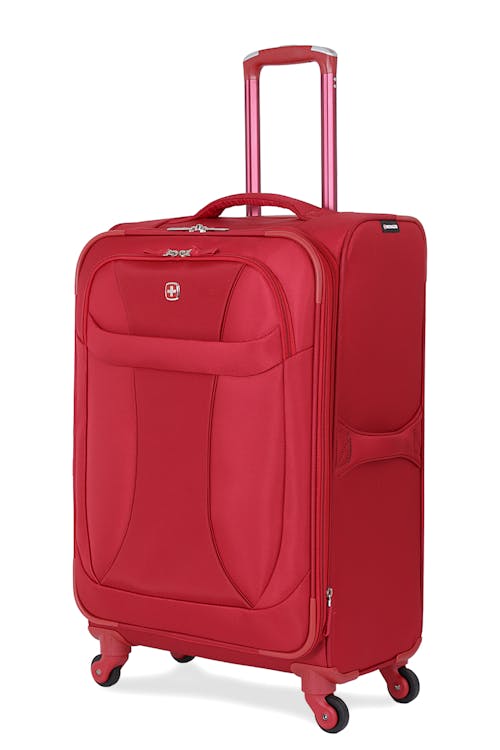 Swissgear 7208 24.5" Expandable Liteweight Spinner Luggage - Deep Red