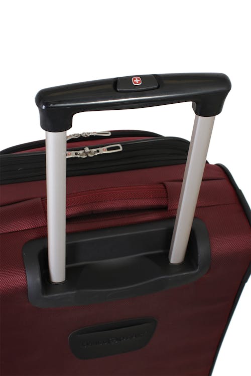 Swissgear 7211 20" Expandable Spinner Luggage push-button locking telescopic handle