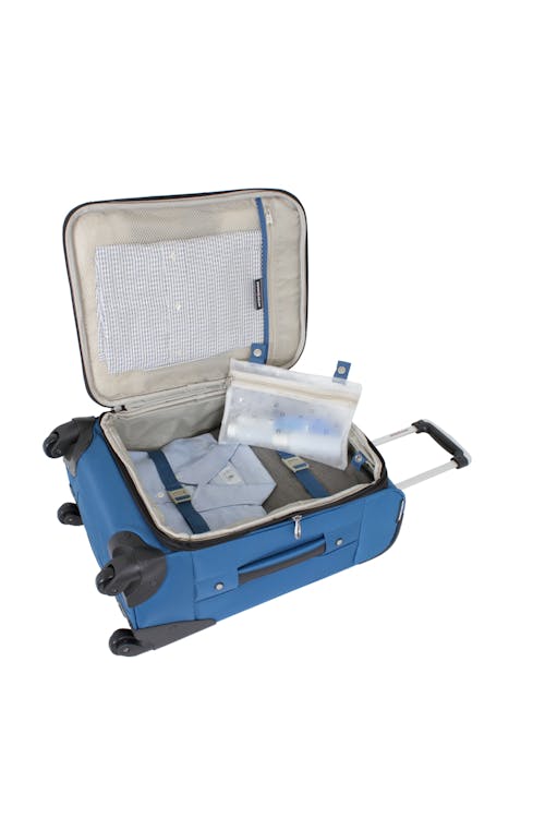Swissgear 7297 20 Expandable Carry On Spinner Luggage Blue