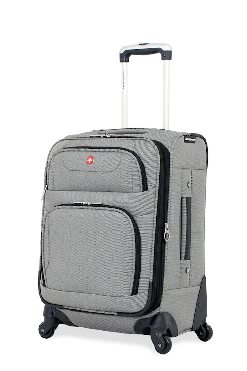 Swissgear 7297 20 Expandable Carry On Spinner Luggage Pewter