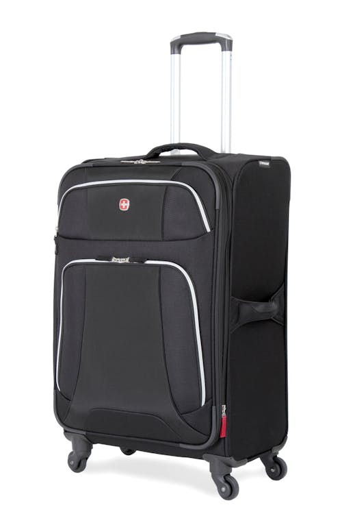 SWISSGEAR 7362 24" EXPANDABLE LITEWEIGHT SPINNER LUGGAGE - BLACK