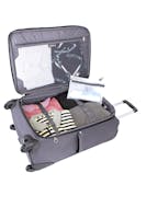Swissgear 7378 23" Expandable Spinner Luggage - Gray/Black 