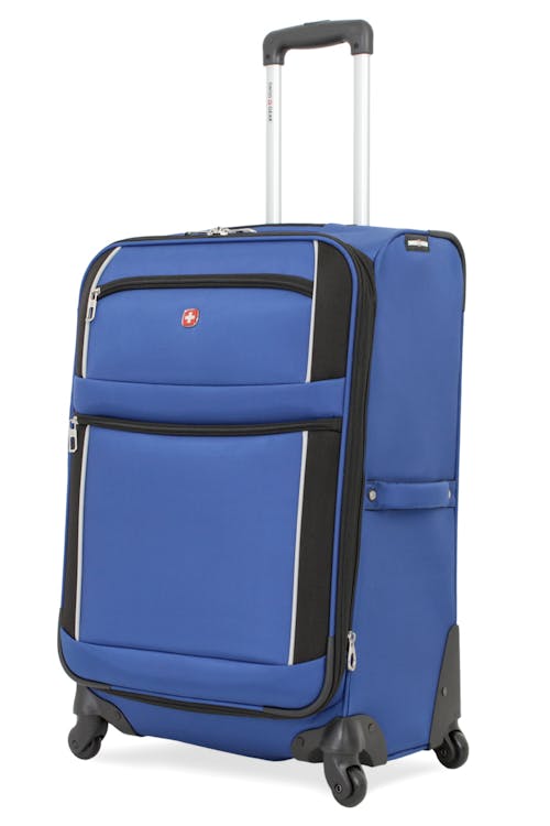 SWISSGEAR 7378 28" EXPANDABLE SPINNER LUGGAGE - BLUE/BLACK