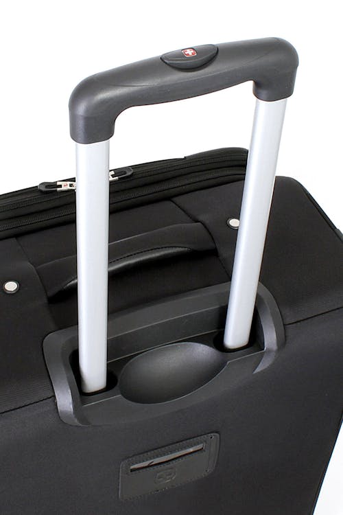 Swissgear 7387 27" Expandable Spinner Luggage Aluminum, push-button locking telescopic handle