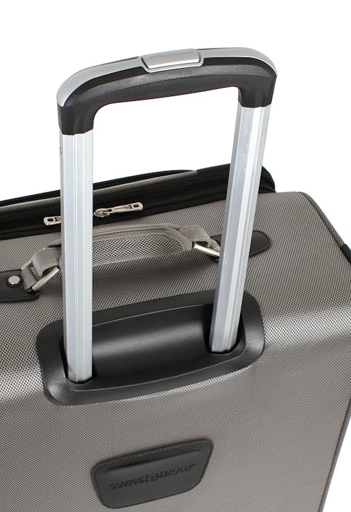 SWISSGEAR 7895 19.5" EXPANDABLE DELUXE CARRY-ON SPINNER ALUMINUM LOCKING PULL HANDLE